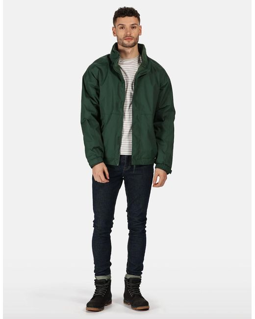 Regatta Gray Dover Waterproof Windproof Jacket for men