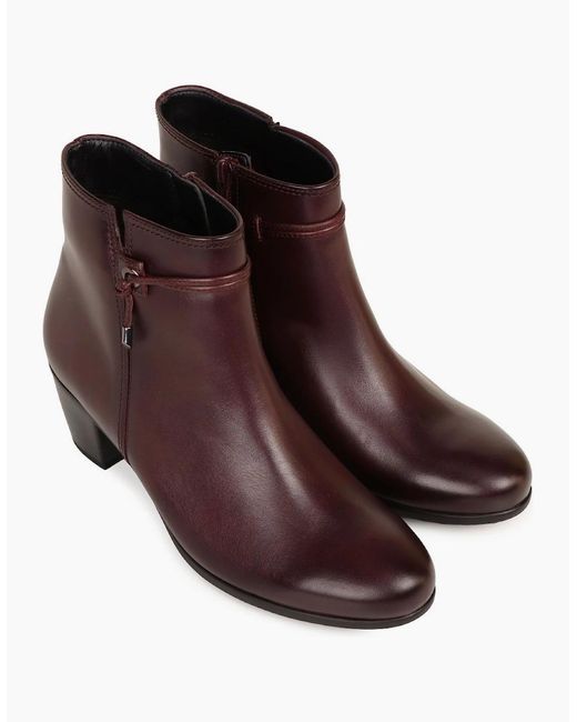 Gabor Brown Ela Ankle Boots