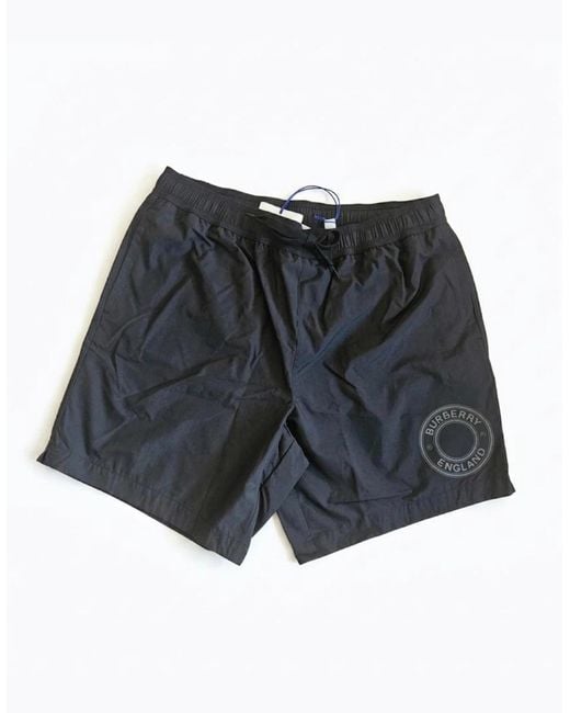 Burberry Gray Graphic Print Shorts Set W/B for men