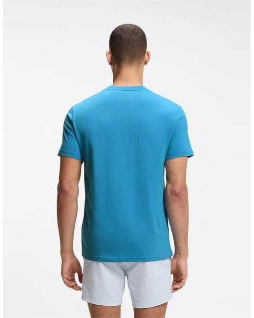 Boss Blue T-Shirt Rn 10249533 01 for men