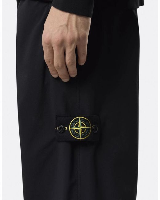 Stone Island Blue S0375 Light Shell Pants for men