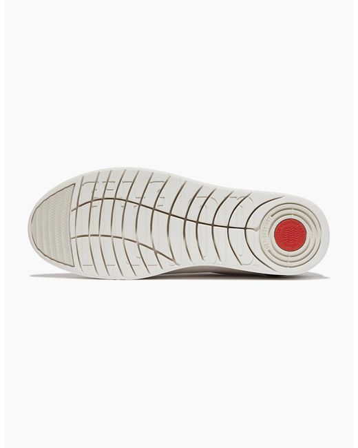 Fitflop White Rally Crystal-Backtab Trainers