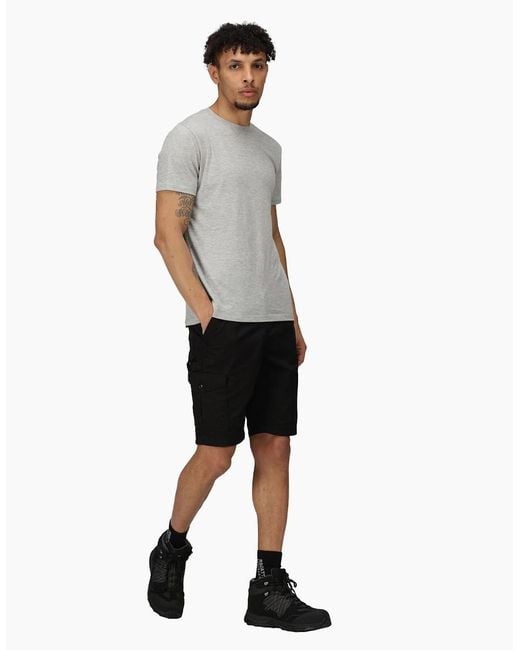 Regatta Black Pro Cargo Shorts for men
