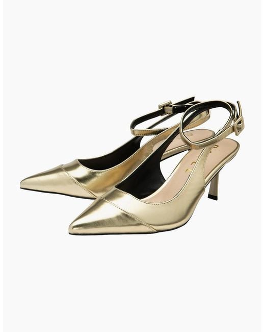 Ravel Metallic Catrine Slingback Court Shoes