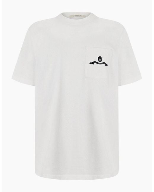 Jack Wills White Graph Pocket Tee for men