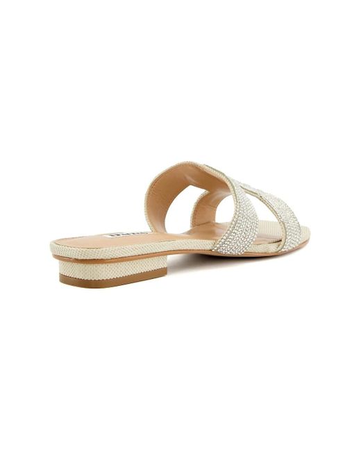 Dune White Dune Loupe Sandal
