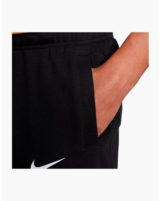 Nike Blue Shorts Summer Terry Sportswear Club Plus Swoosh Relaxed Fit Half Pants for men