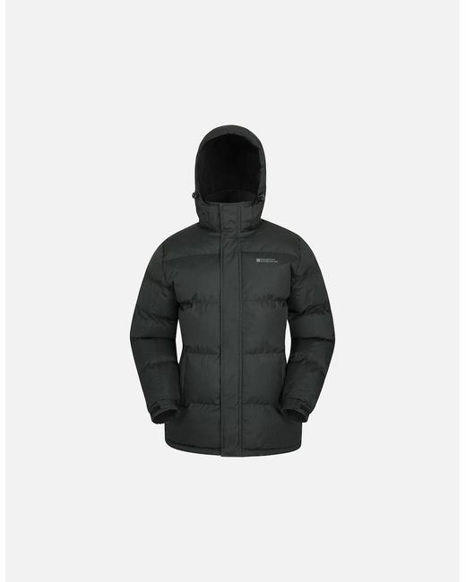 Mountain Warehouse Black Snow Padded Jacket for men