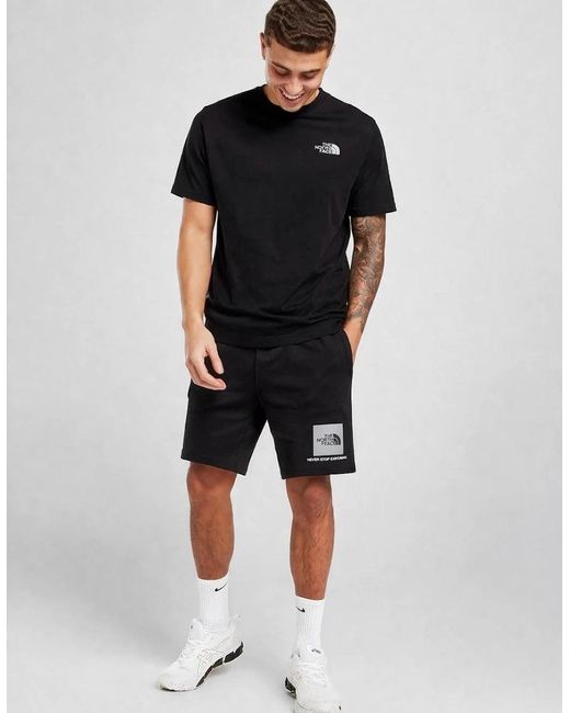 The North Face Black Reflective Short & Simple Dome T-Shirt Set for men