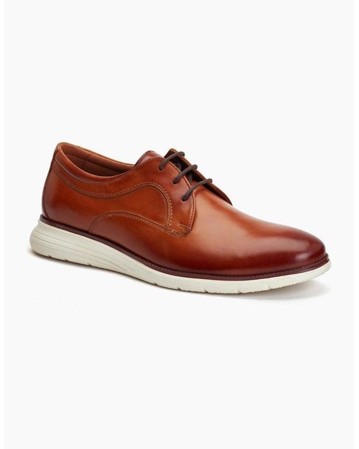 Base London Brown Wing Derby Shoes for men