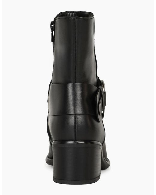 Gabor Black Easel Ankle Boots