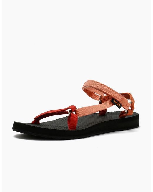 Teva Red Original Universal Slim Multi Sandals