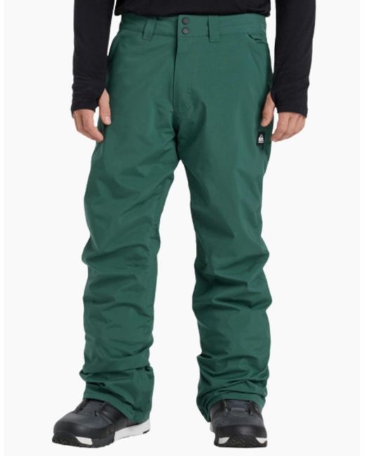 Quiksilver Green Estate Waterproof Breathable Snow Pants for men