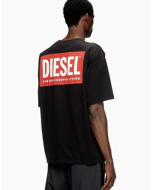 DIESEL Black T-Boxt Bisk T-Shirt for men