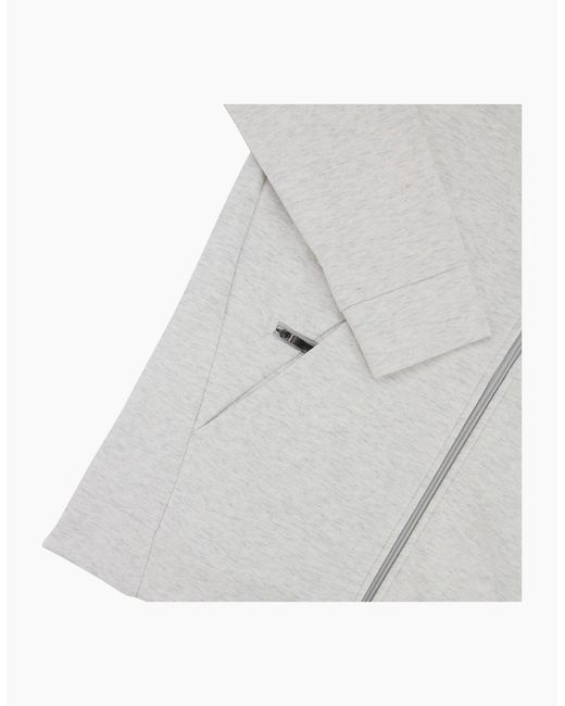 Boss White Saggy X Tracksuit Top Marl 057 for men