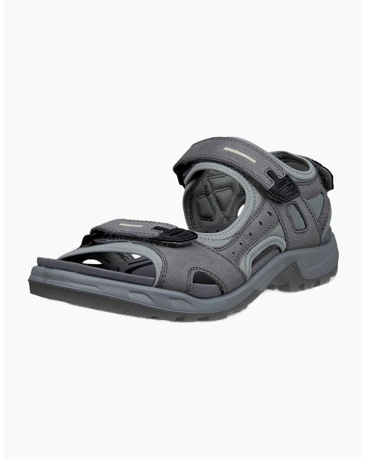 Ecco Black Offroad Yucatan Walking Sandals for men