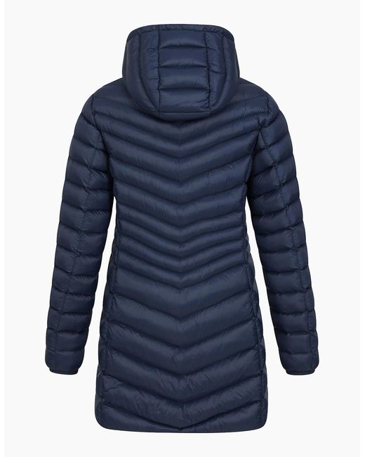 Mountain Warehouse Blue Ladies Florence Long Padded Jacket