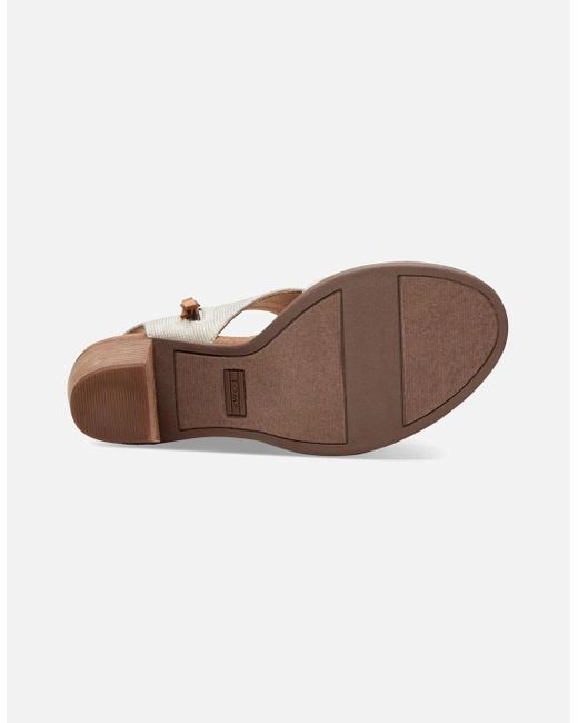 TOMS White Majorca Heeled Sandals
