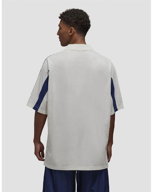 Y-3 Blue Cut Line T Shirt for men
