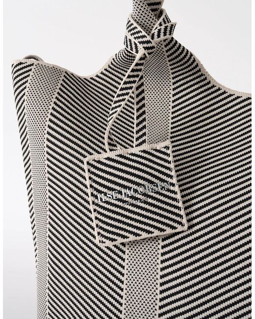 Ilse Jacobsen Gray Knitty Knitted Bag