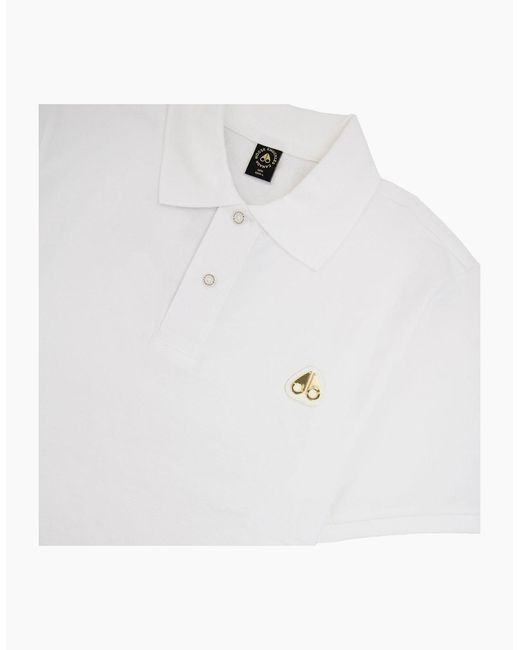 Moose Knuckles White Series Everett Polo for men
