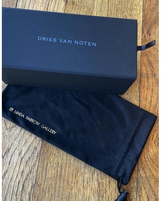 Dries Van Noten Green Sunglasses