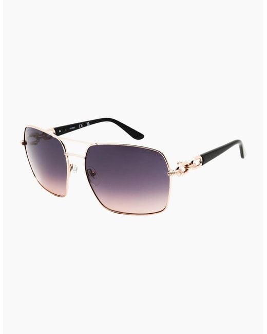 Guess Multicolor Shiny Rose Sunglasses