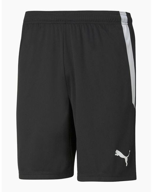 PUMA Black Teamliga Shorts Football Shorts for men