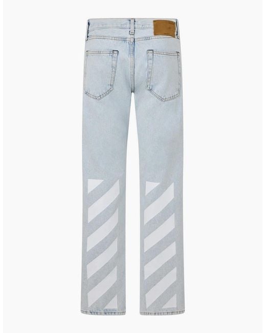 Off-White c/o Virgil Abloh Blue Slim Fit Jeans for men
