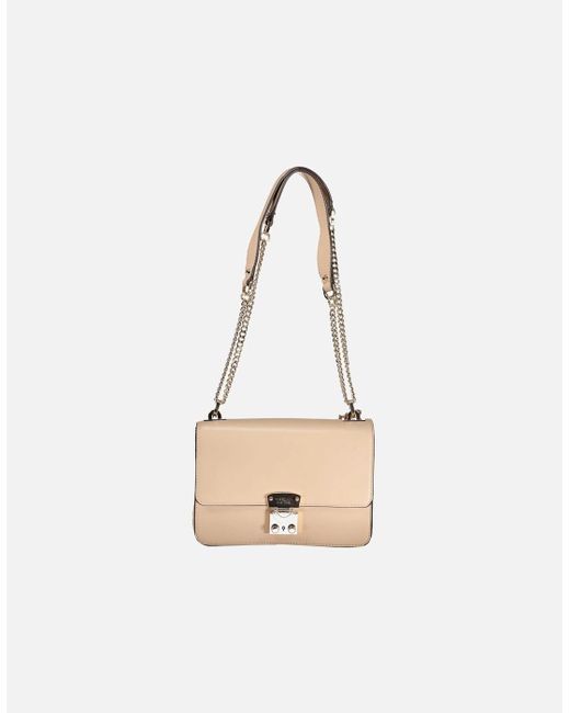 Guess White Premium Leather Crossbody Bag