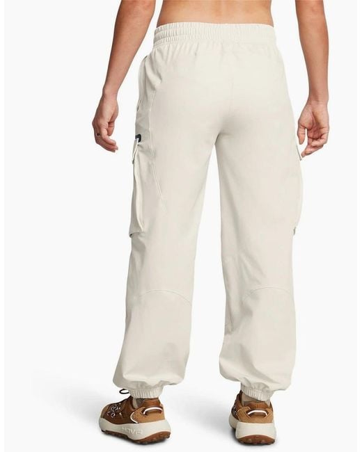Under Armour White Unstoppable Closed Hem Jersey Joggers