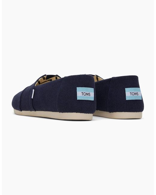 TOMS Blue Alpargata Slip On Shoes