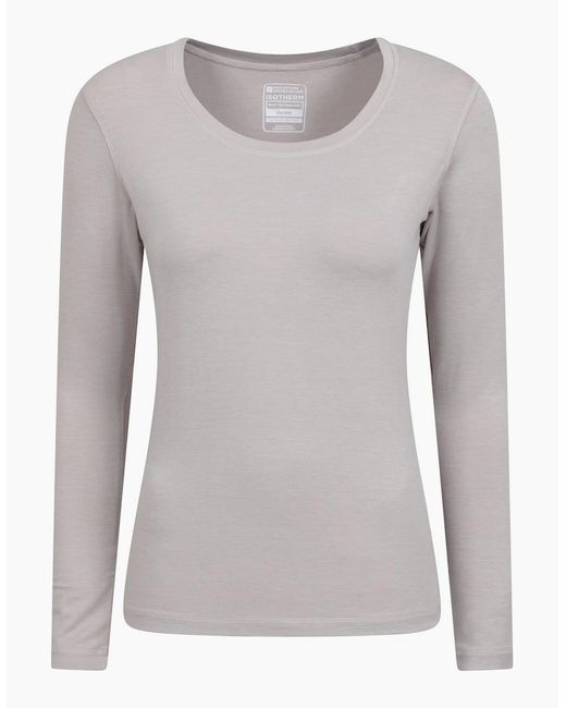 Mountain Warehouse Gray Ladies Keep The Heat Thermal Top