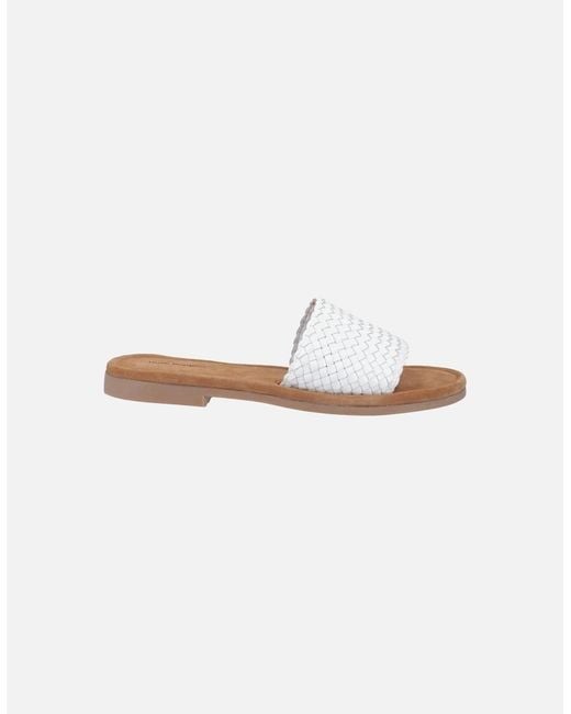 Hush Puppies White Hetty Sandals
