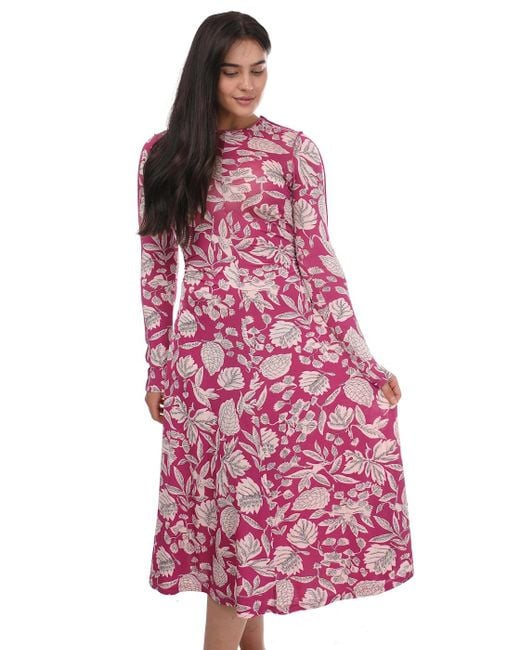 Ted Baker Pink Aloria Skimming Midi Dress