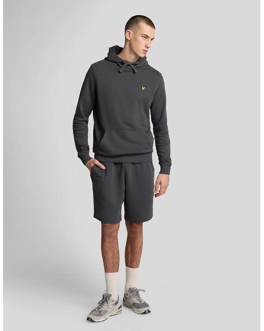 Lyle & Scott Gray Cotton Sweat Short for men