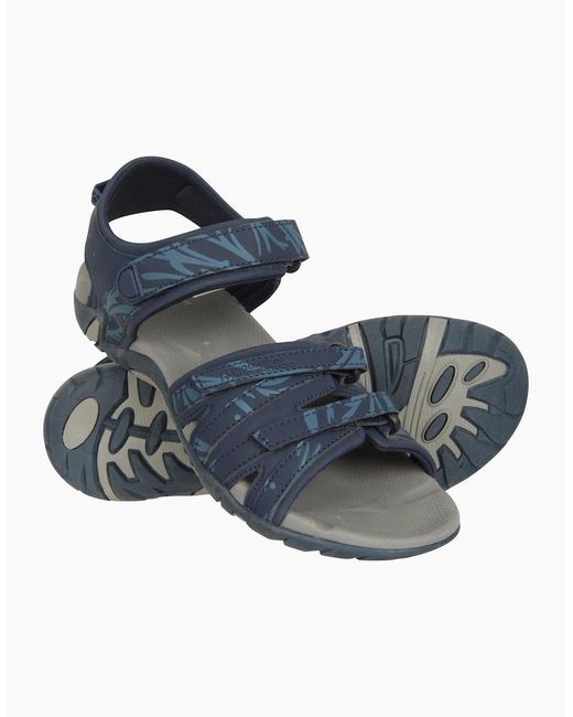 Mountain Warehouse Blue Ladies Santorini Wide Sandals