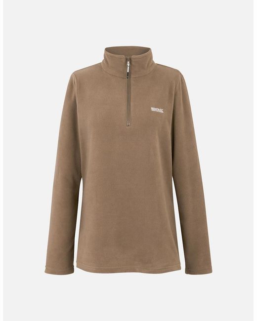 Regatta Purple Great Outdoors /Ladies Sweetheart 1/4 Zip Fleece Top