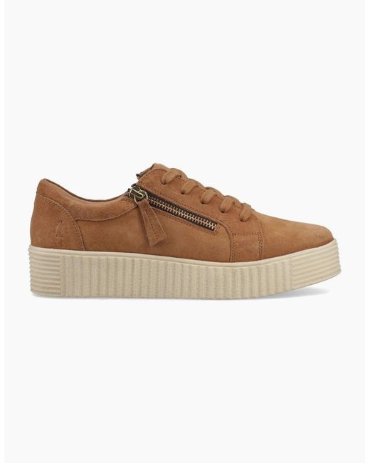 Hush Puppies Brown Tara Trainers