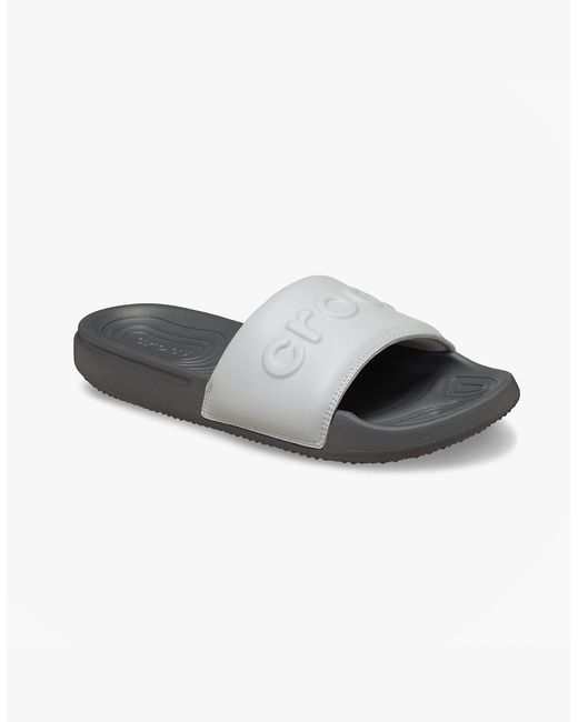 CROCSTM White All Day Sliders for men