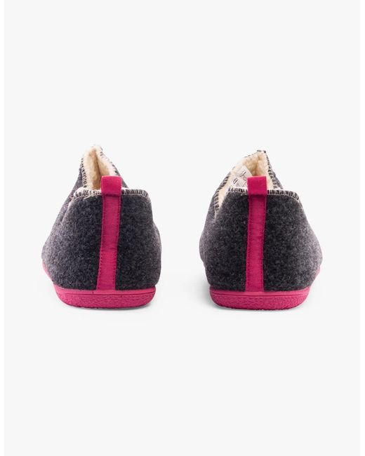 Hush Puppies Blue Good Slippers Charcoal