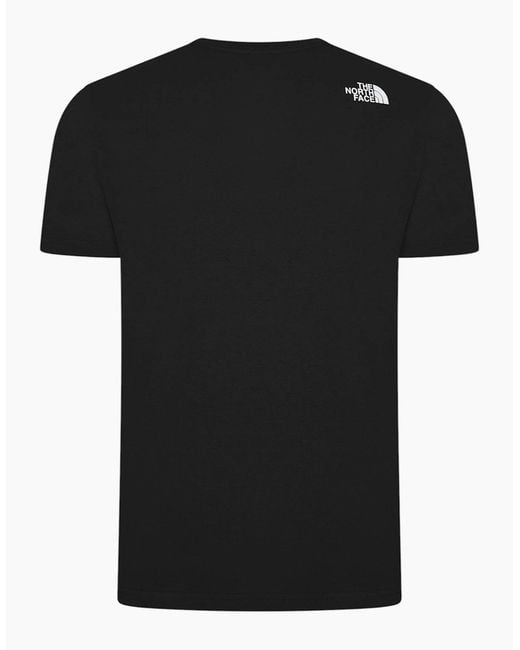The North Face Black T Shirts Nse Patch Logo Crew Neck Short Sleeve Cotton Tee for men