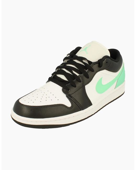 Nike White Air Jordan 1 Low Trainers 553558 131 for men
