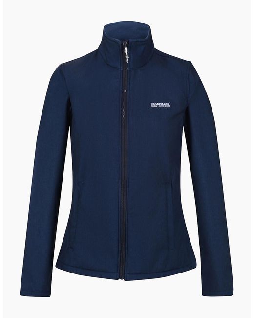 Regatta Blue Ladies Connie V Softshell Walking Jacket