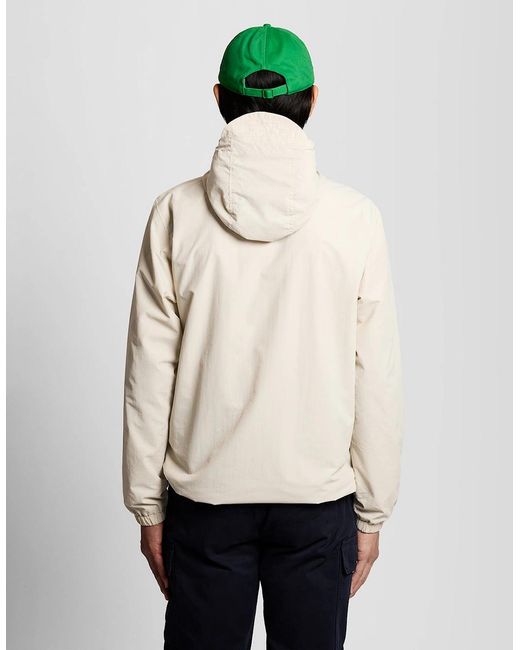 Lyle & Scott Natural Zip Through Hooded Jacket for men