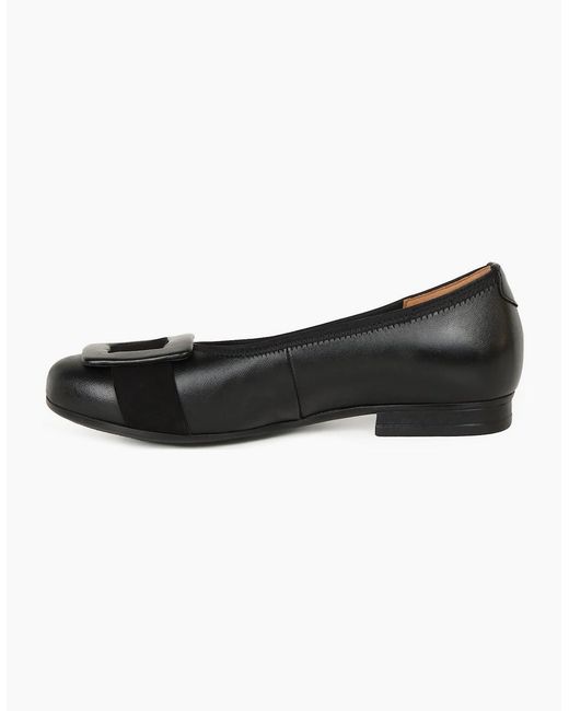 Gabor Black Paige Ballet Pumps
