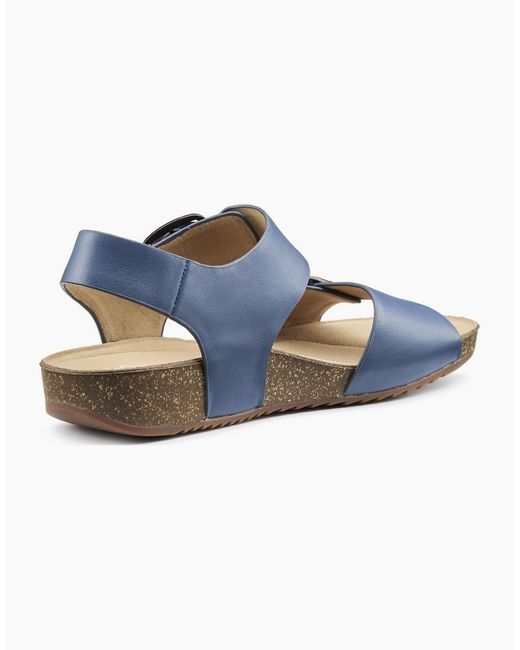 Hotter Blue Tourist Ii Wide Fit Sandals