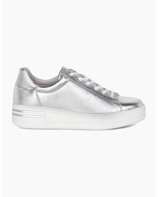 Gabor White Keystone Trainers