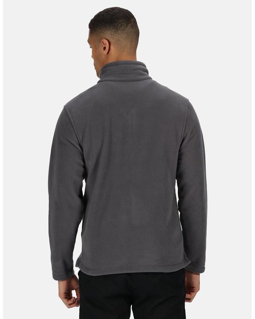 Regatta Gray Professional Plain Micro Fleece Full Zip Jacket (Layer Lite) for men
