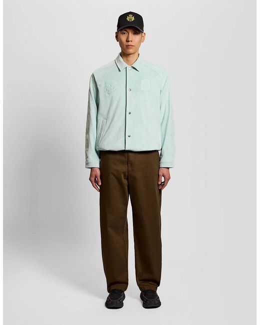 Lyle & Scott Green Coach Jacket for men